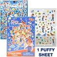 thumbnail image 1 of Blippi Sticker Book with Puffy Stickers 4 Sheet, 1 of 1