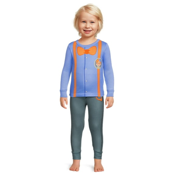 Blippi Toddler Boy Uniform Snug-Fit Pajama Set, 2-Piece, Sizes 12M-5T