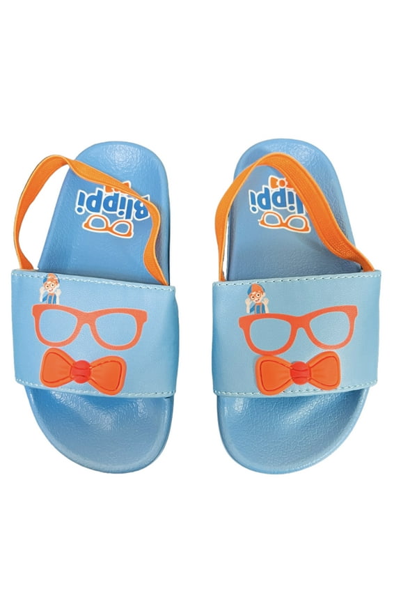 Boys' Shoes Heel Strap Slide, Medium Blue, 9/10