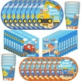 thumbnail image 1 of Blippi Vehicle Party Tableware Classic Set for 16 Guests, 1 of 9