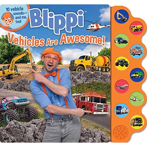 Pre-Owned Blippi: Vehicles Are Awesome! (Board book) 079445013X 9780794450137