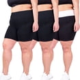 thumbnail image 1 of Blis BLIS Foldover Active Short 3pk Black, Black, White Small, 1 of 5