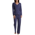 thumbnail image 1 of Blis Satin Trim Long Sleeve Pant Set - Smokey Diamond - 4x, 1 of 3