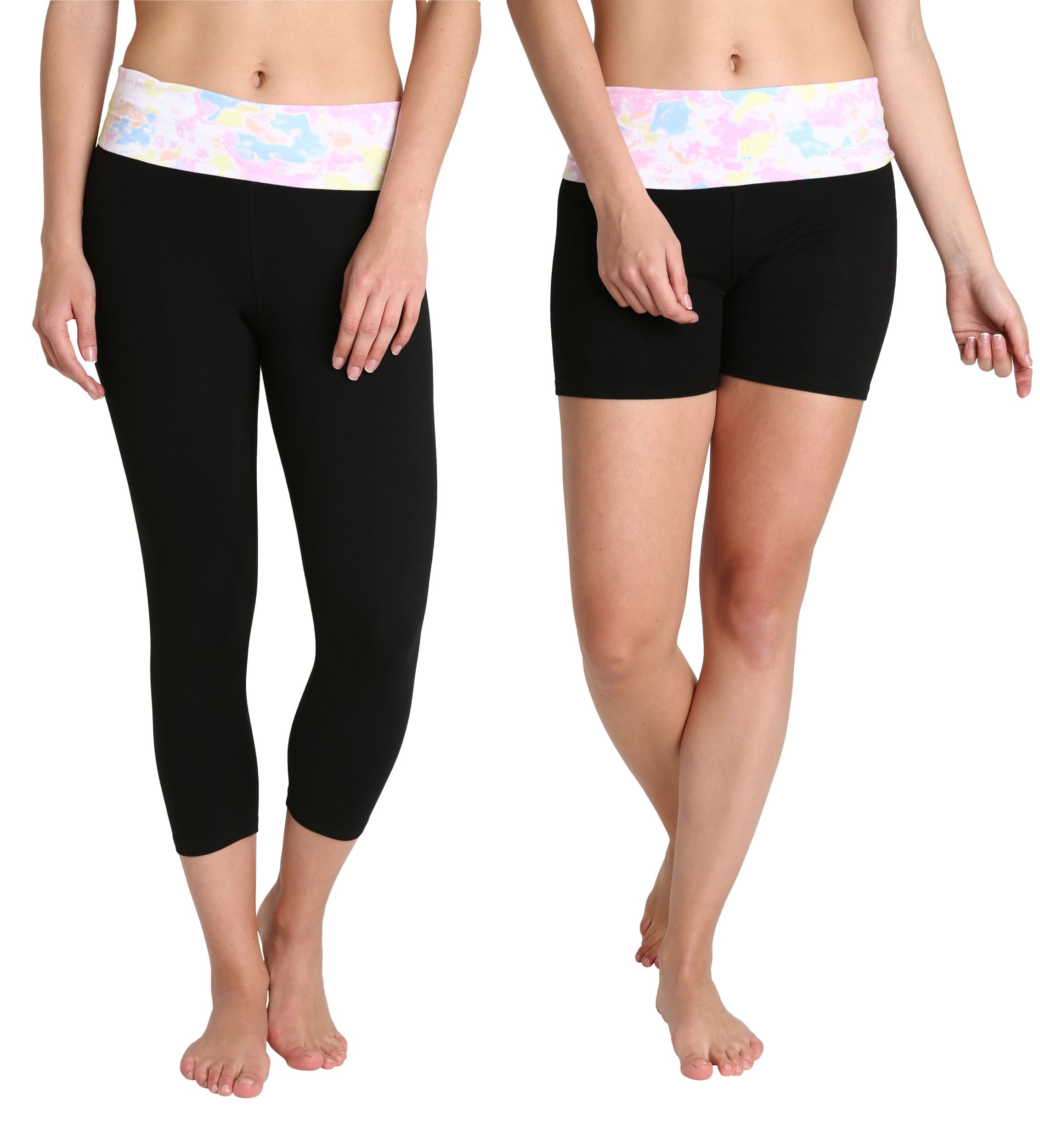 Blis Women's Active 2pk Yoga Capri and Yoga Short