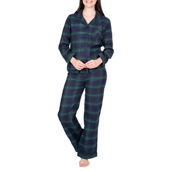 Blis Women's and Women's Plus Sleep Long Sleeve Pajama Pant Set