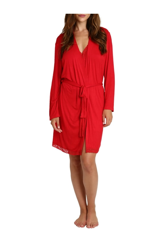 Womens 2 Piece Robe and Chemise Nightgown