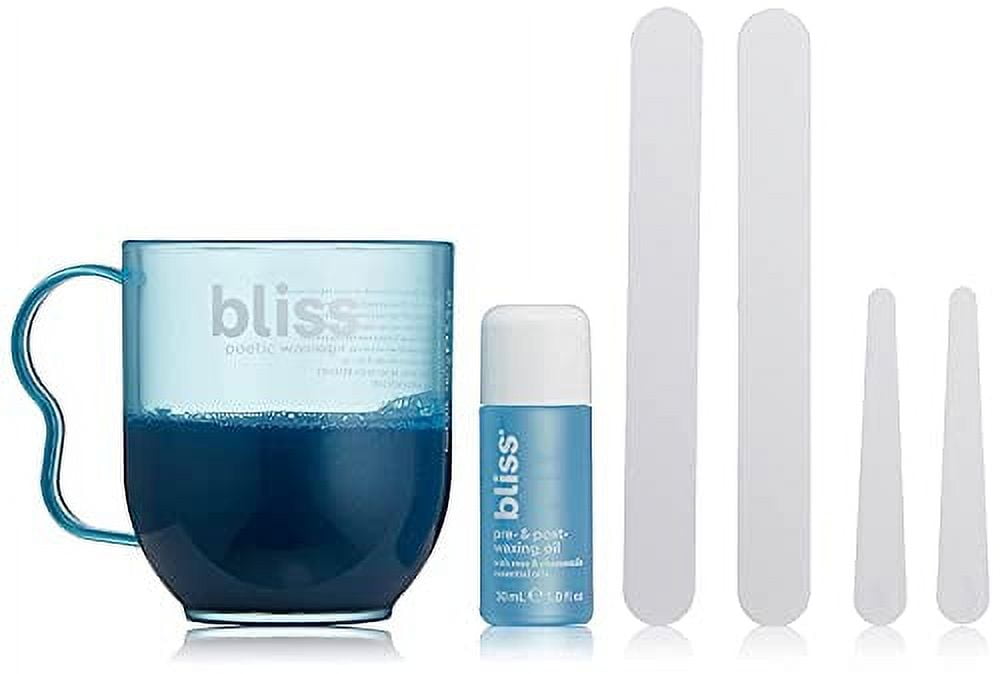 Bliss At-Home Waxing Kit 5.3oz Microwavable No-Strip Wax | Paraben & Cruelty Free