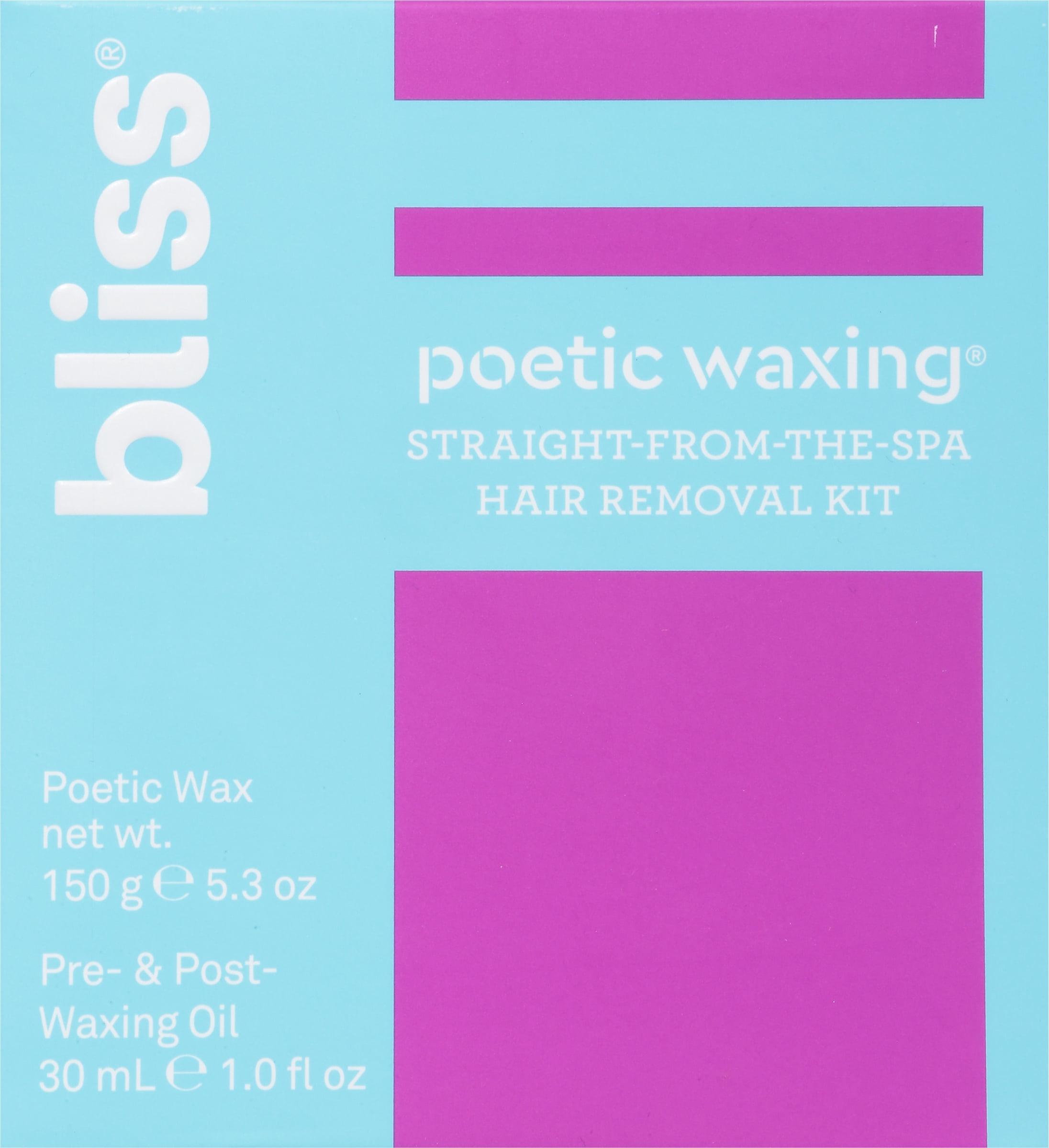 Bliss At-Home Waxing Kit 5.3oz Microwavable No-Strip Wax | Paraben & Cruelty Free