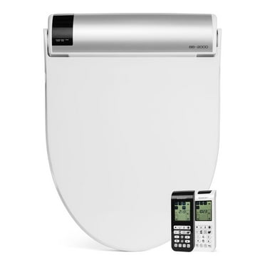 Bliss BB-2000 Electric Bidet Seat for Elongated Toilet, White