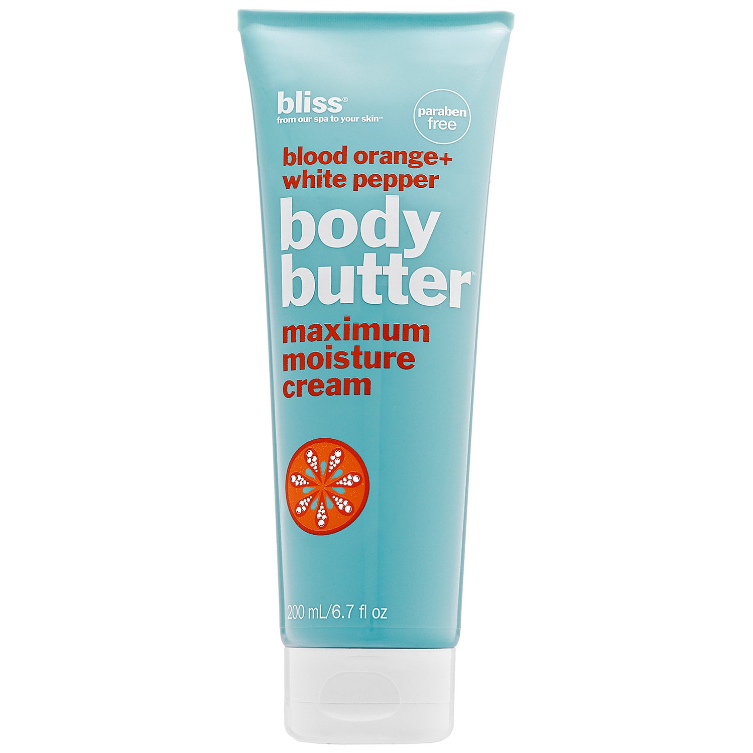 Bliss Body Butter, Blood Orange + White Pepper, 6.7 Oz
