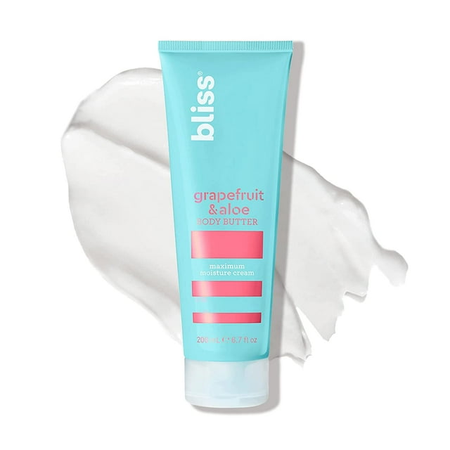 Bliss Body Butter Grapefruit and Aloe Maximum Moisture Cream 6.7