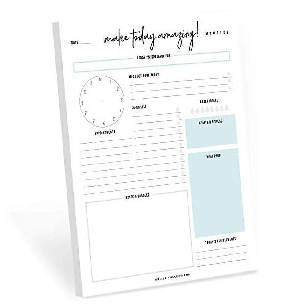 Bliss Collections Daily Planner Make Today Amazing Motivational