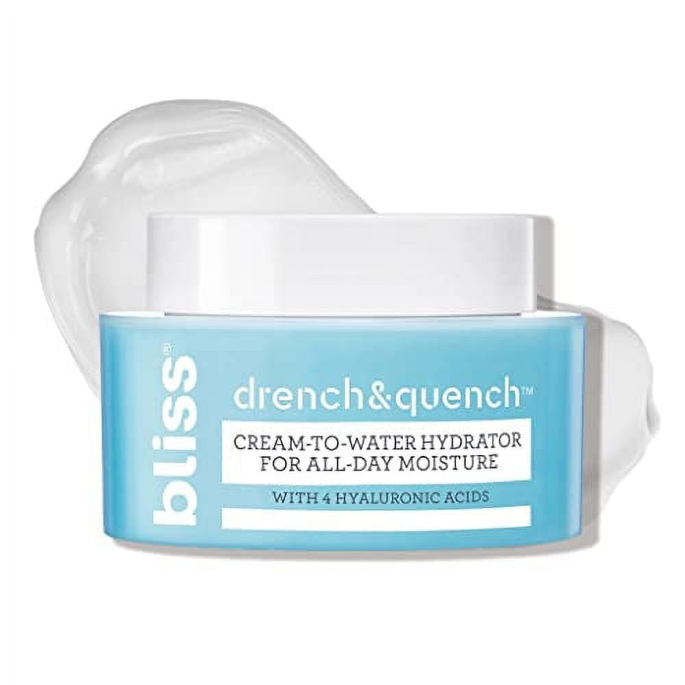 Bliss Drench & Quench Hyaluronic Acid Moisturizer for Face 1 Fl Oz