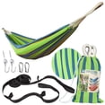 thumbnail image 1 of Bliss Hammocks 40"W Single Hammock with Rope Loops & Tree Straps, 220 lb, Mediterranean, 1 of 17