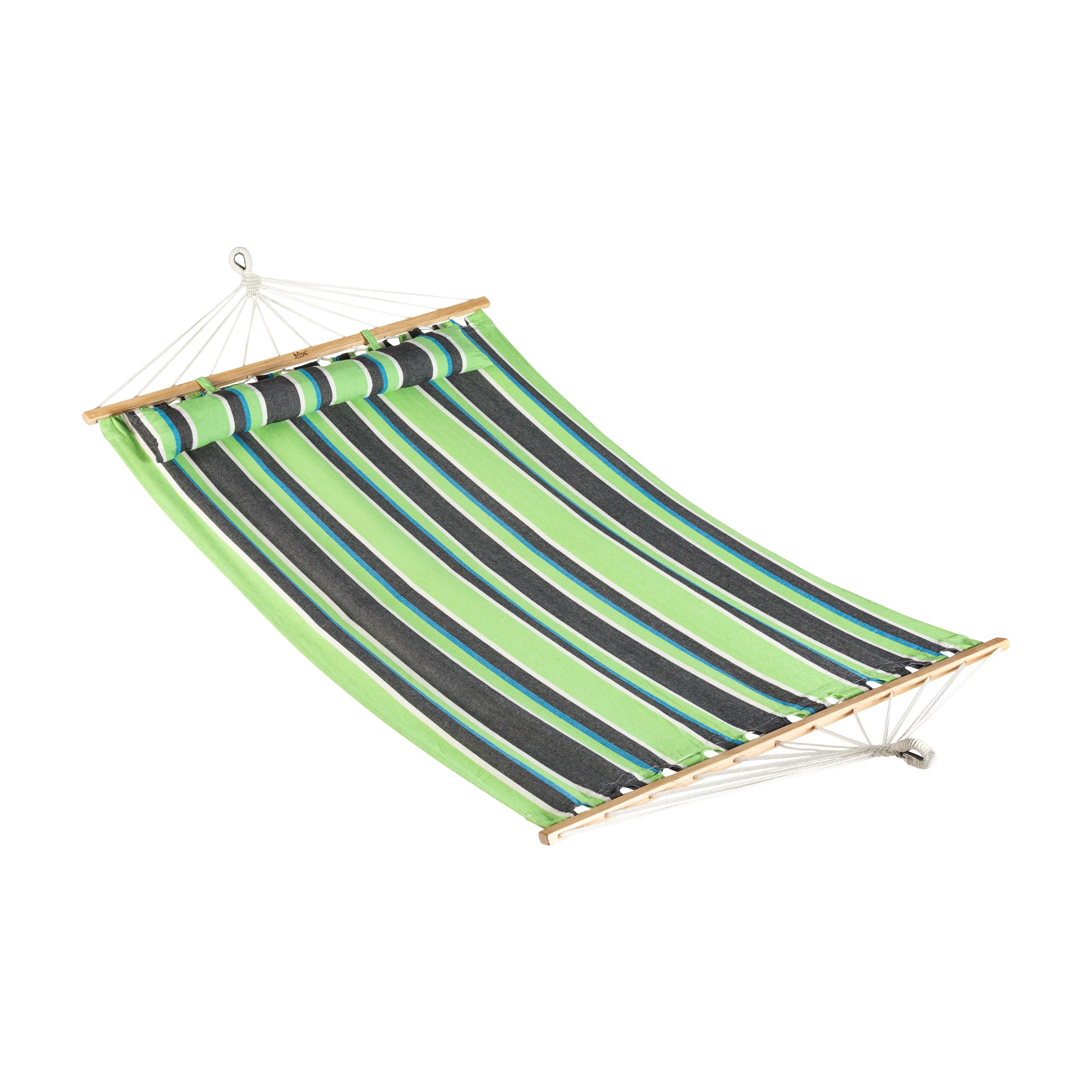 Bliss Hammocks Caribbean Hammock w/ Pillow - Green , Size 80" L x 48" W