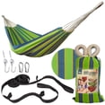 thumbnail image 1 of Bliss Hammocks 60"W Double Hammock with Rope Loops & Tree Straps, 265 lb, Mediterranean, 1 of 10