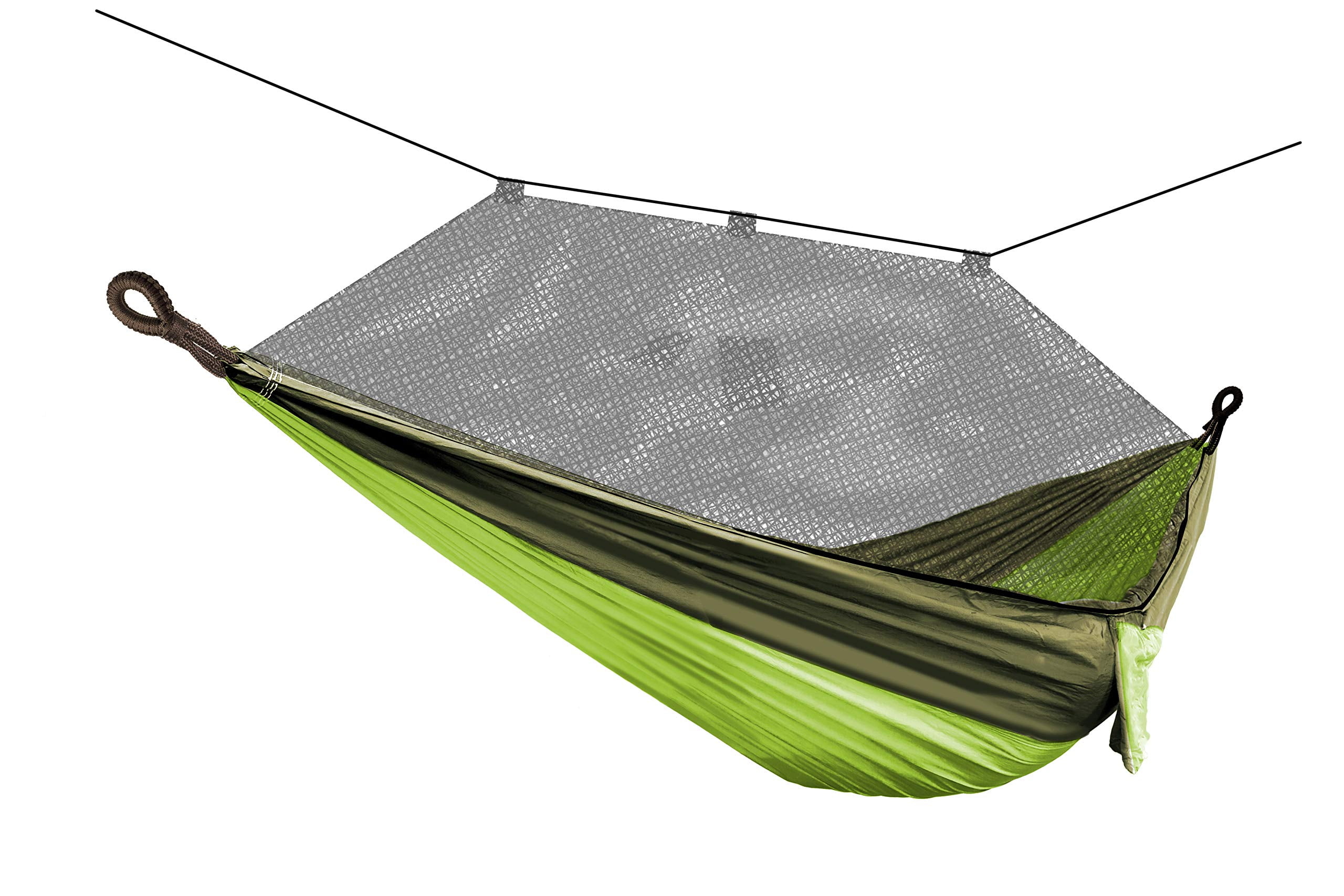 Bliss Hammocks BH-406XL-N-FG Extra Wide Hammock in a Bag w/ Mosquito Net - Green