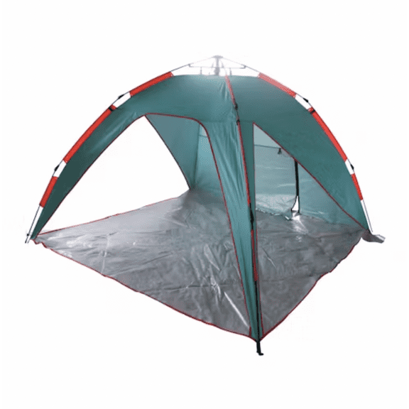 Bliss Hammocks BHT-A39-TO | Pop-Up Beach Tent W/ Carry Bag | Sun Protectant & Wind Resistant | Durable | Breathable Mesh Walls | Collapsible Design (Teal & Orange)