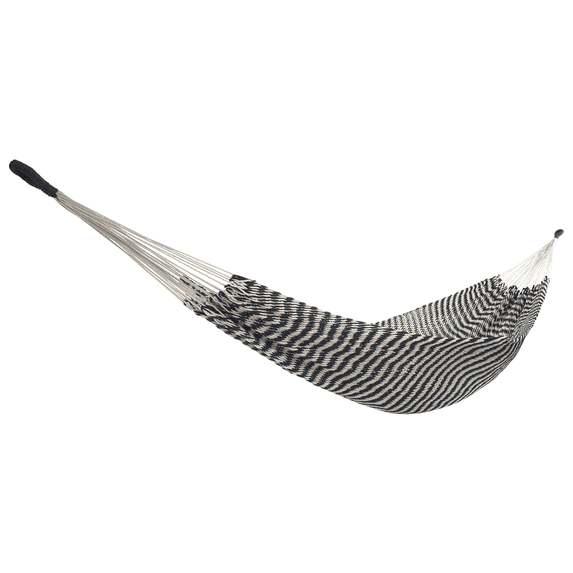 BLISS Weekender Rope Hammock - Blue & Natural