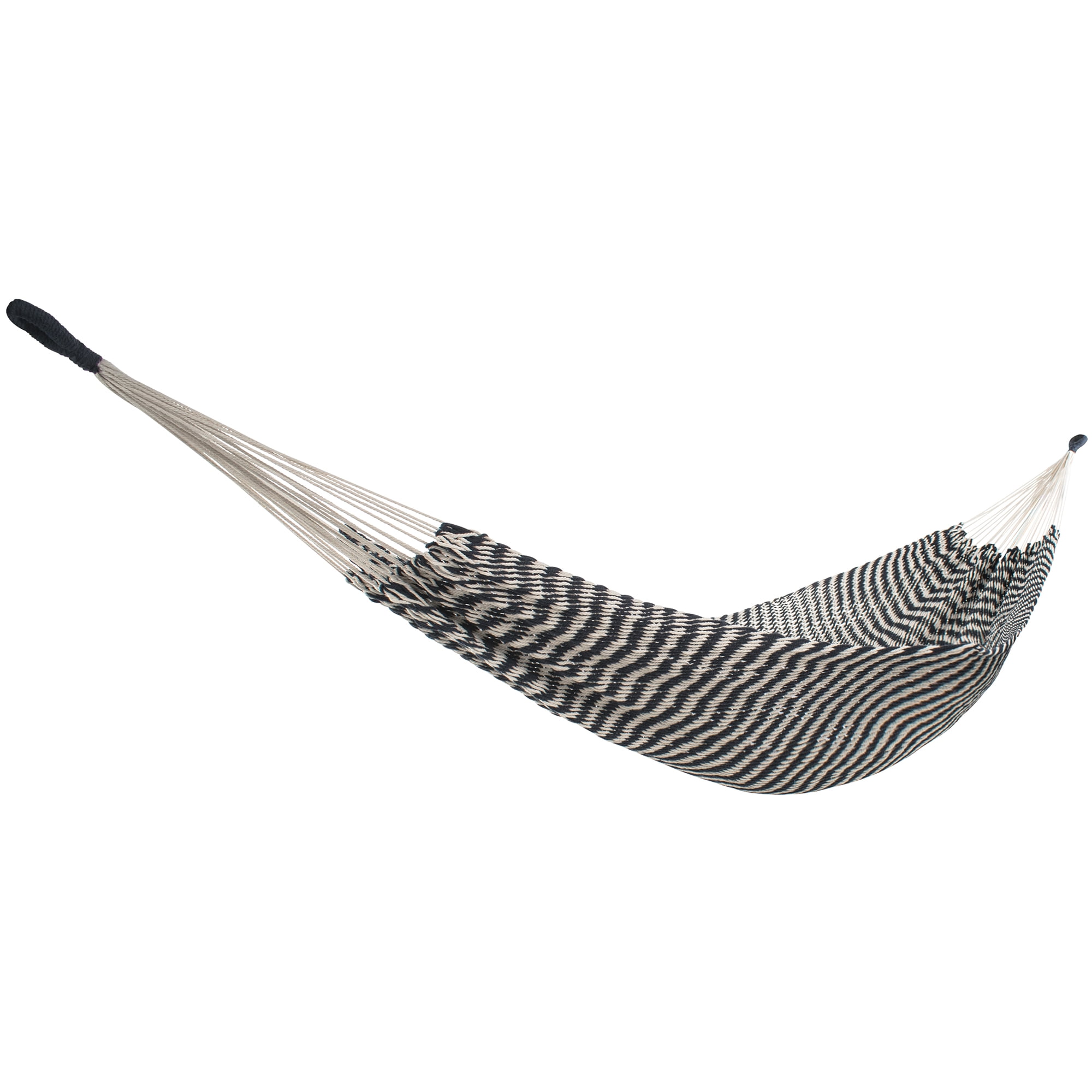 BLISS Weekender Rope Hammock - Blue & Natural