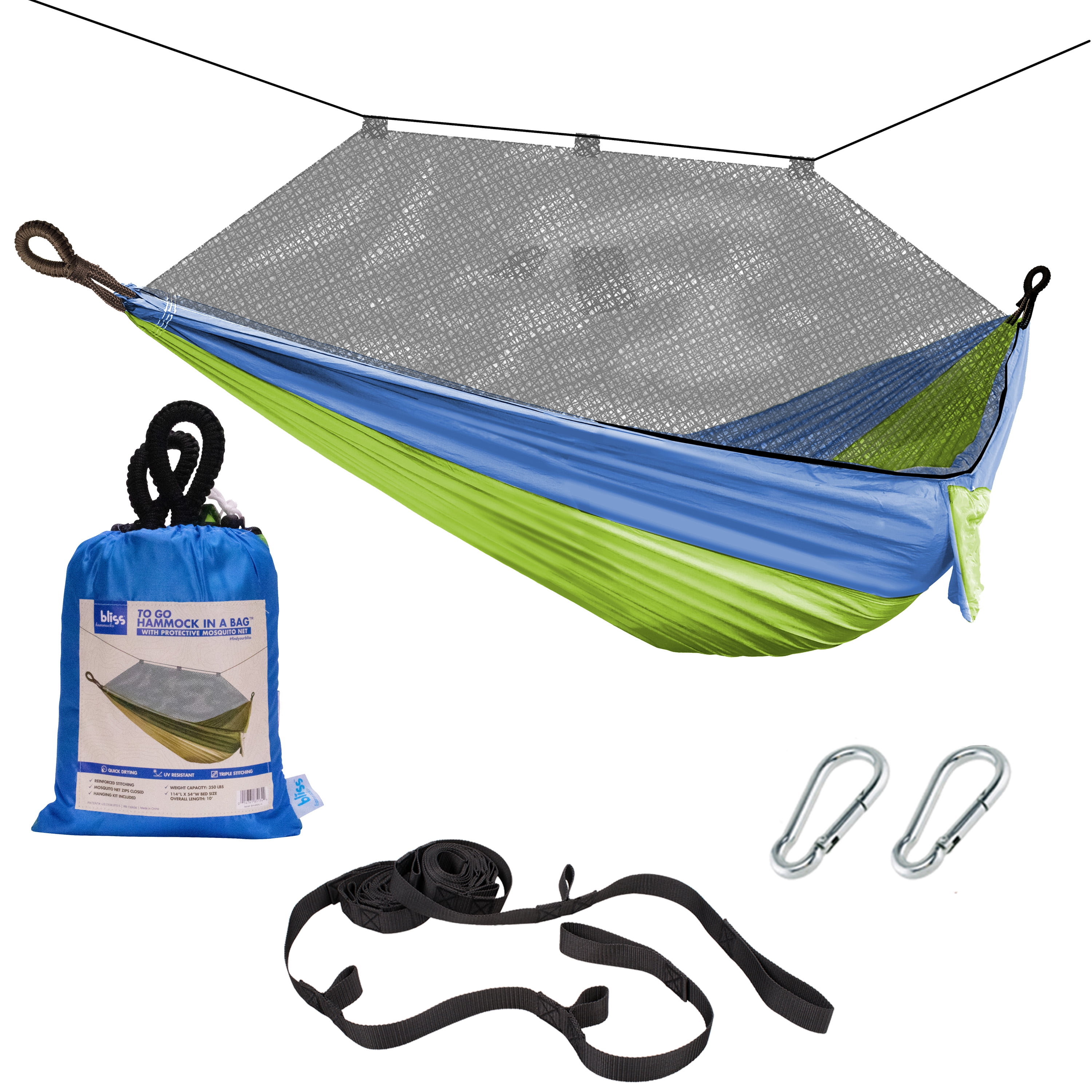 Camping hammock in a clearance bag