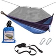 thumbnail image 1 of Bliss Hammocks Camping Hammock in a Bag W/ Mosquito Net & Tree Straps, 54-inch Wide, 350 lb. Capacity (Royal Bliss), 1 of 8