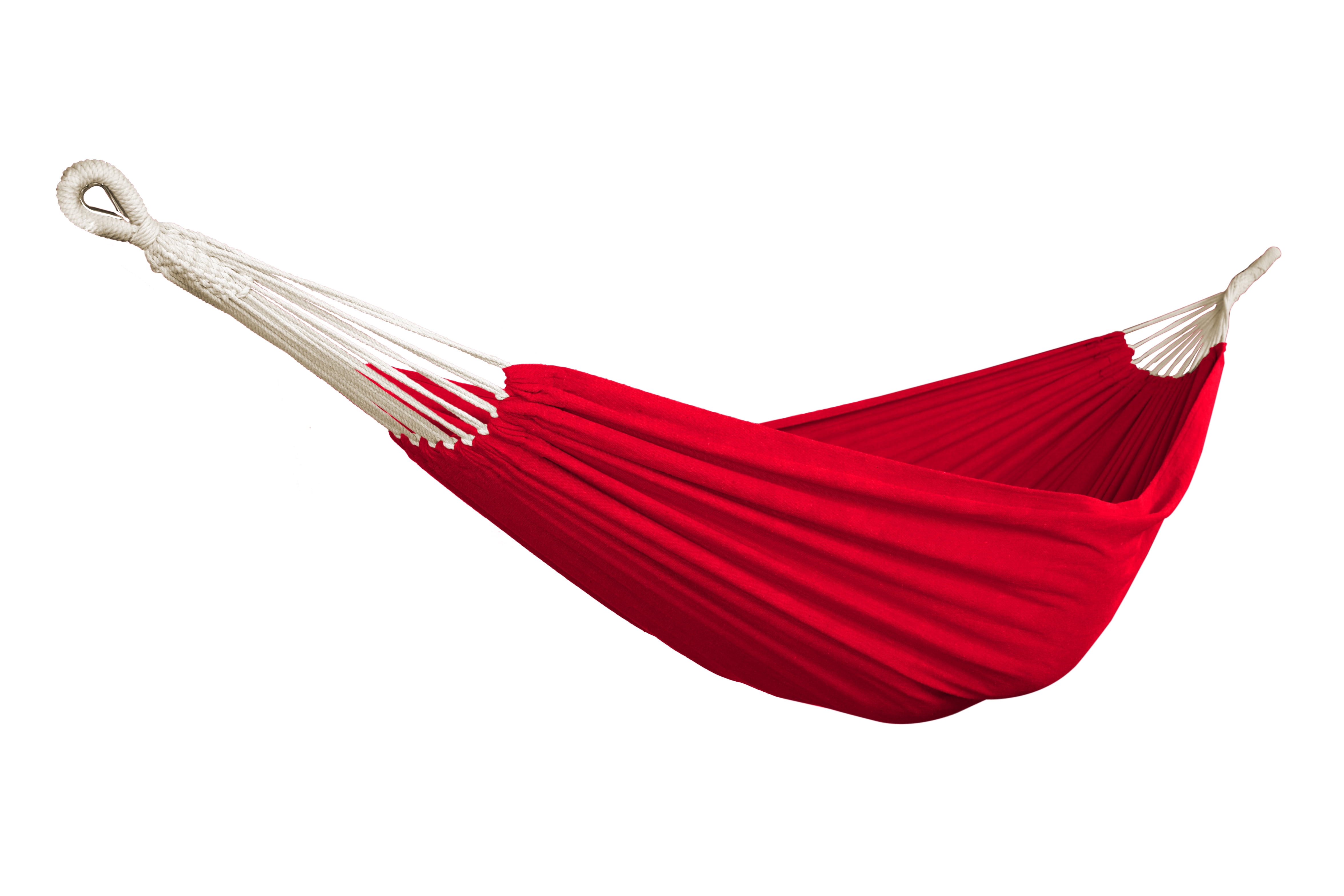 Bliss Hammocks Double Hammock in a Bag w/ Handwoven Rope loops Red
