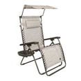 thumbnail image 1 of Bliss Hammocks Gravity Free Chair w/ Canopy , Drink Tray, & Pillow, 30-in. Wide XL, Weather & Rust Resistant, 360 Lb. Capacity, 1 of 15