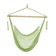 thumbnail image 1 of Bliss Hammocks Island Rope Hammock Chair w/ Spreader Bar - Light Green, 60" L x 40" W, 1 of 3