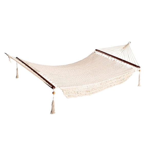 Bliss Hammocks Island Rope Hammock W/ Spreader Bars, 48-in. Wide, 300 lb. Capacity