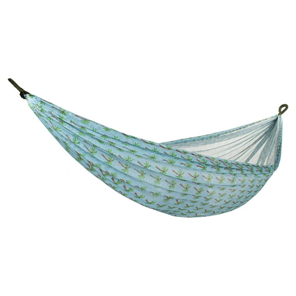 Bliss Hammocks Mesh Hammock in a Bag with Hanging Rope Kit, 4'7" x 6'6", 350 Lb. Capacity
