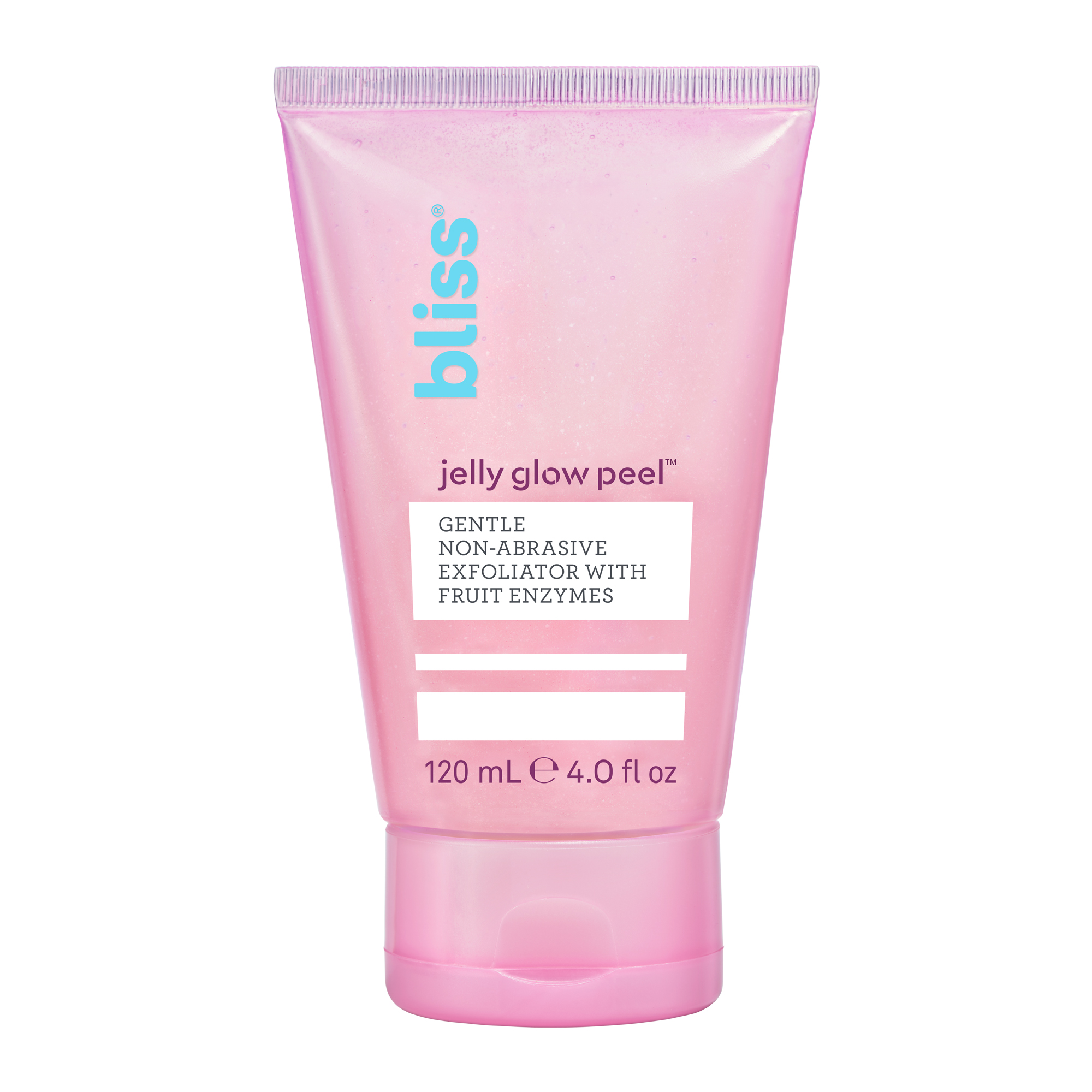Bliss Jelly Glow Peel Gentle Exfoliating Cleanser with Fruit Enzymes, 4 oz