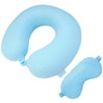 thumbnail image 1 of Bliss Memory Foam Neck Pillow - Soft U-Shaped Neck Support Travel Pillow with Washable Cover, 1 of 7