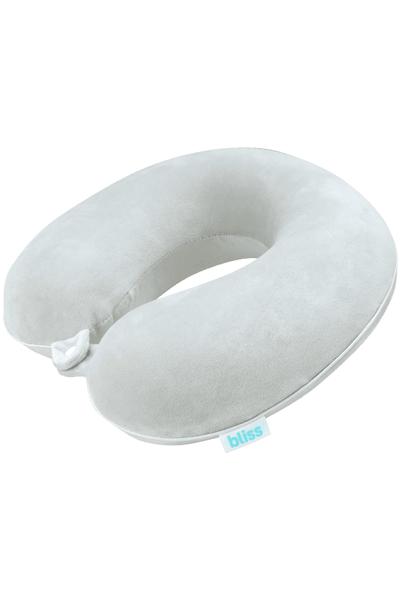 Memory Foam Neck Pillow - Soft U-Shaped Neck Support Travel Pillow with Washable Cover