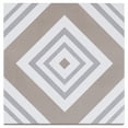 thumbnail image 1 of Bliss Monaco Brown 8-in. Encaustic Spanish/Moroccan Patterned Glazed Porcelain Wall & Floor Tile, 1 of 8