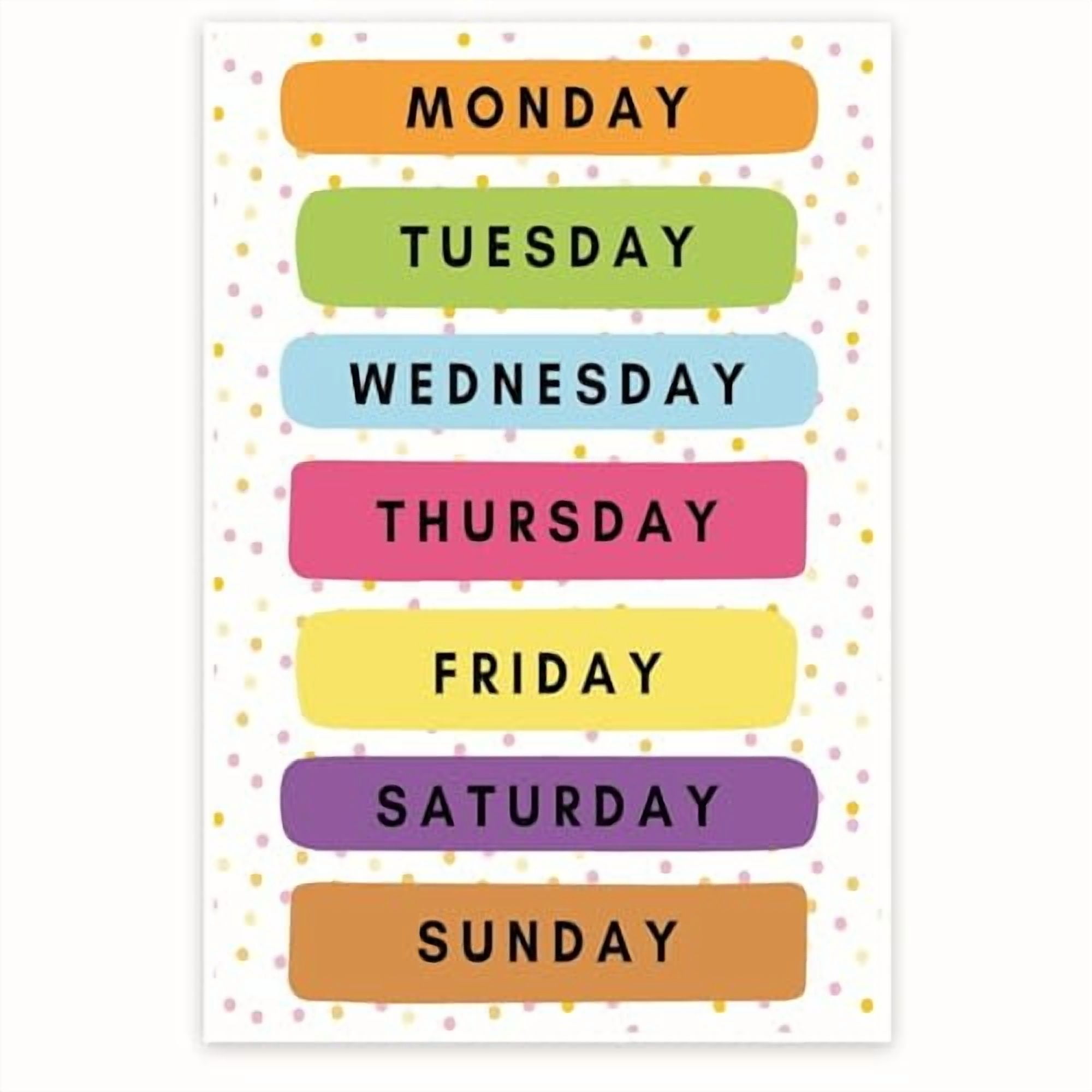 Bliss Monkey Co. Days Of The Week - Pre-K Kindergarten 1st Grade ...