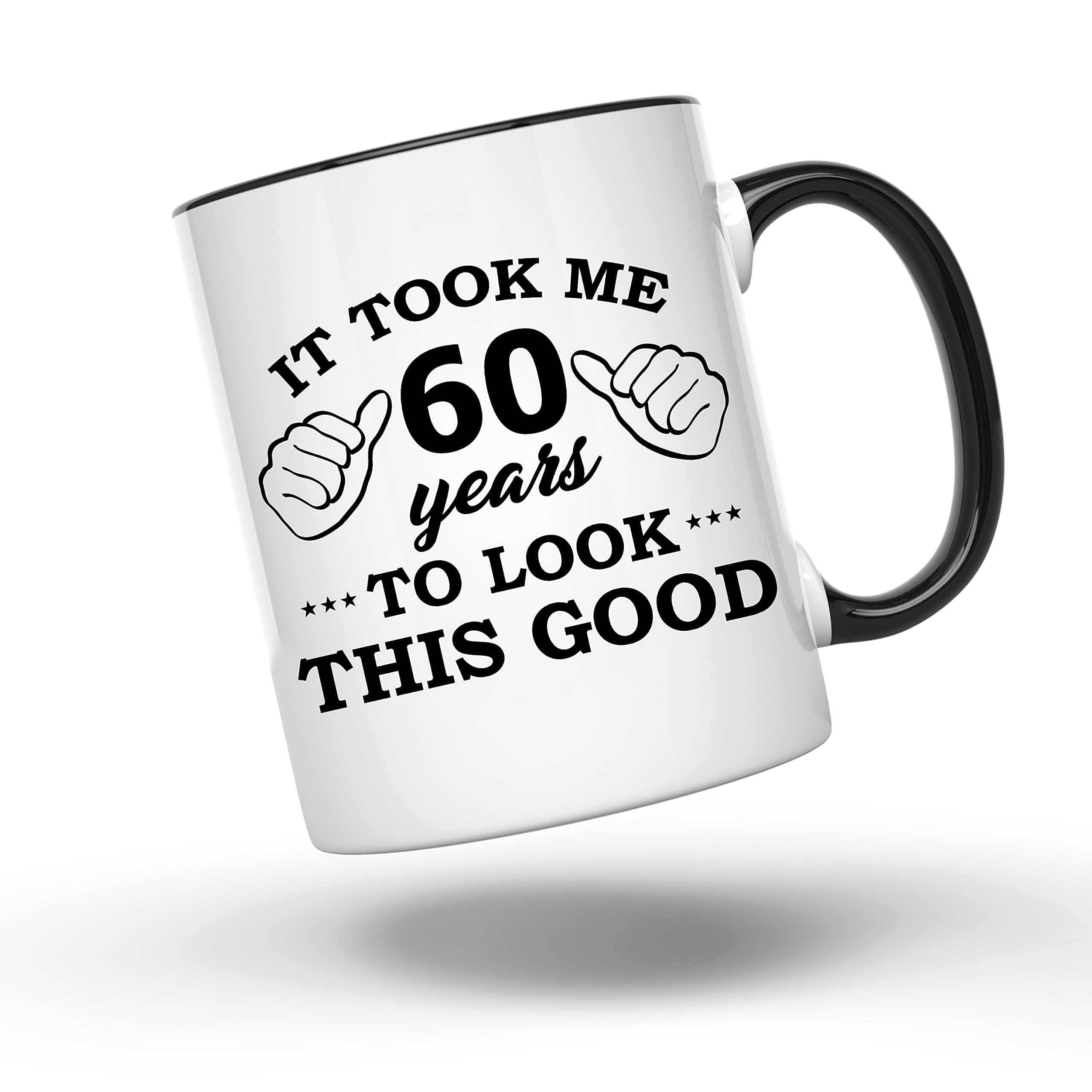 Bliss Monkey Co. It Took Me 60 Years to Look This Good - Funny Birthday Coffee  Cup - 60th Birthday Gift - 11 Ounce Coffee Mug - BMCM00033 (60th) -  Walmart.com