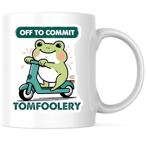 Bliss Monkey Co. Off My Meds Tarot Card Coffee Mug - Funny Sassy Sarcastic Coffee Mug - 11 Ounce Ceramic Cup - Premium Ceramic - Design Printed On Both Sides - BMCM03765
