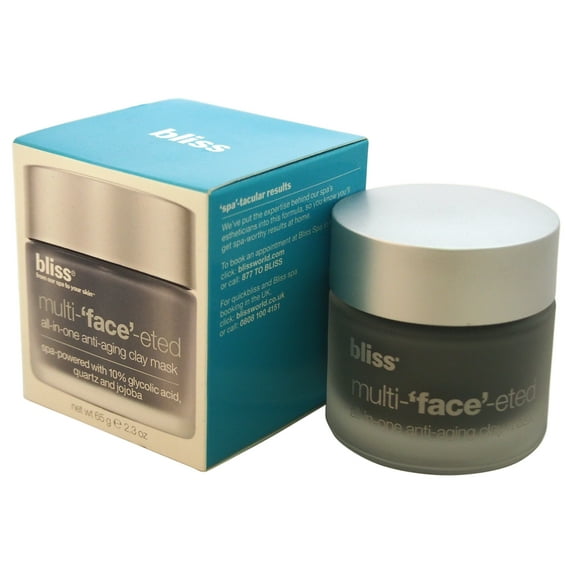 Bliss Multi-'Face'-Eted All-In-One Anti-Aging Clay Mask, 2.3 Oz