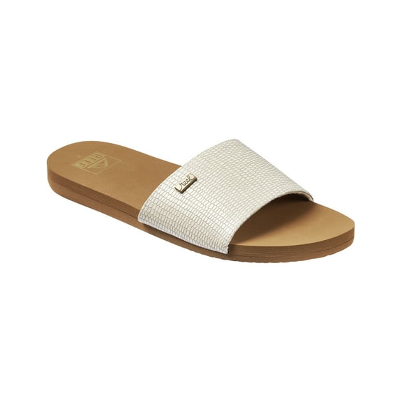 Bliss Nights Sliders [White/Tan]