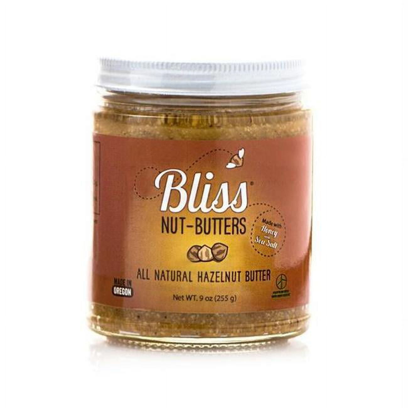 Bliss Nut Butters 6 x 9 oz Hazelnut Butter