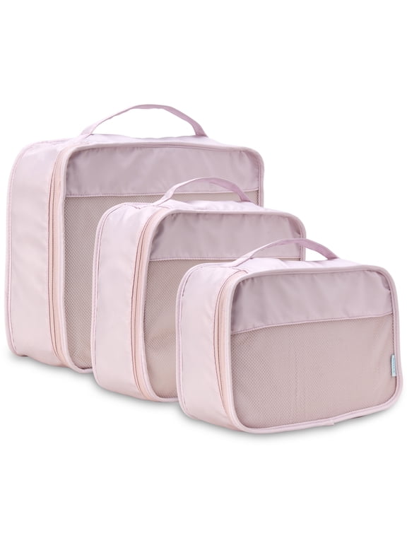 Packing Cubes for Travel - 3 Piece Compression Packing Cubes Travel Bags Organizer for Luggage