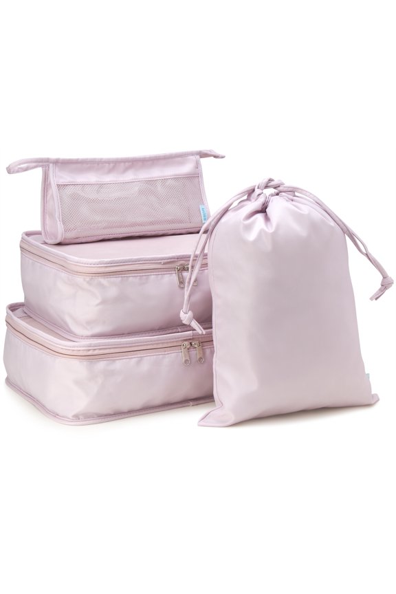 Packing Cubes for Travel - 4 Piece Compression Packing Cubes Travel Bags Organizer for Luggage