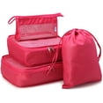 thumbnail image 1 of Bliss Travel Packing Cubes Zippered Compression Bags for Luggage with Laundry Bag 4-Piece Set, 1 of 6