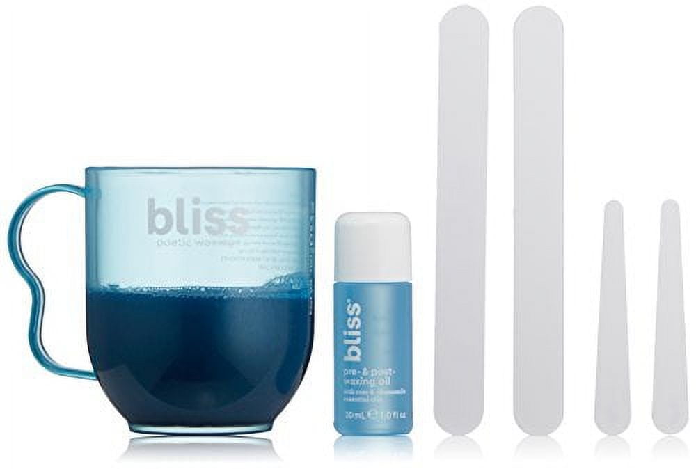 Bliss Poetic Waxing Hair Removal Kit NoStrip, Microwaveable, Low