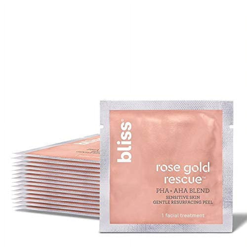 Rose Gold Rescue Overnight Exfoliating Peel Pads for Sensitive Skin