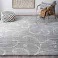 thumbnail image 1 of Bliss Rugs Transitional Floral 5'3'' x 7'3'' Silver and White Polypropylene Indoor Area Rug, 5'3'' x 7'3'', 1 of 10