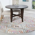 thumbnail image 1 of Bliss Rug Ogee Contemporary Geometric Round Rug for Living Room, Dining Room | Colorful, 5'3''Round, 1 of 5