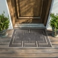 thumbnail image 1 of Bliss Rugs Bailey Transitional 2' x 3' Black and Natural Indoor Outdoor Area Rug, 1 of 8
