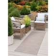 thumbnail image 1 of Bliss Rugs Bailey Transitional 2' x 7' Beige and Natural Indoor Outdoor Area Rug, 1 of 8